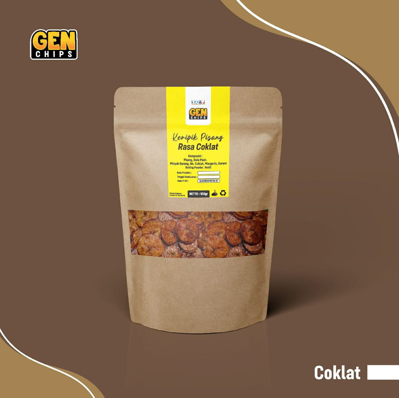 GENCHIPS COKLAT