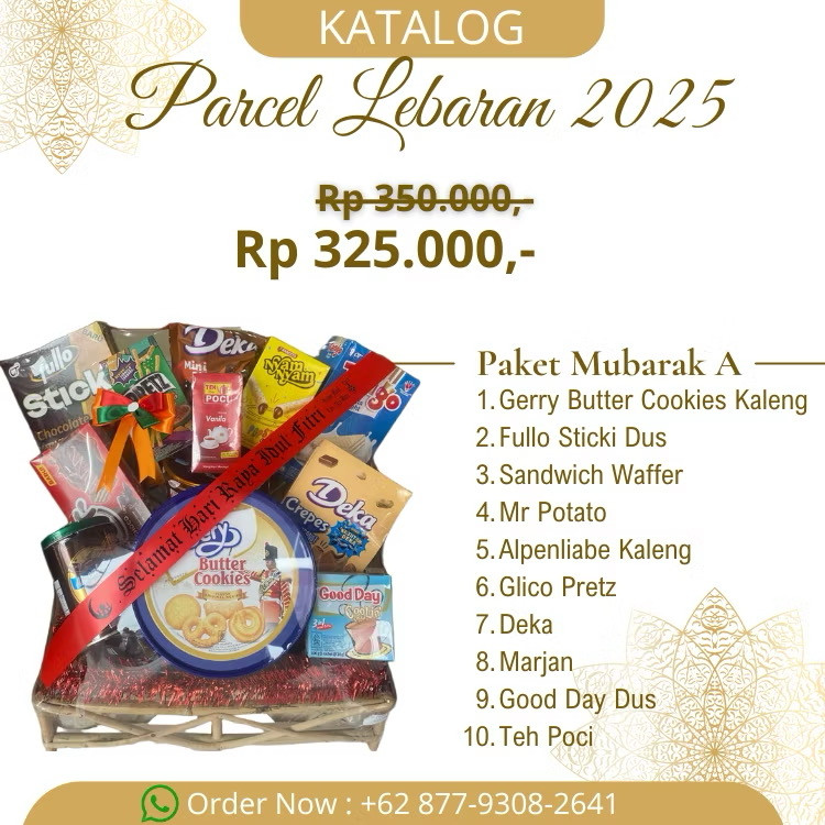 Parcel Snack Kue Kering Lebaran 2025 Termurah