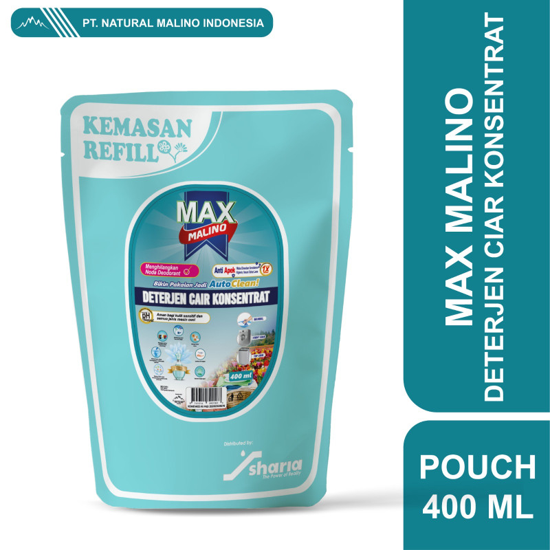 Max Malino Detergen Cair Konsentrat (STP 400ml)