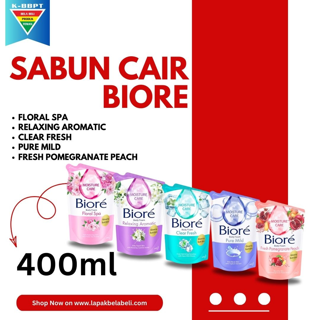 SABUN CAIR BIORE 400ML