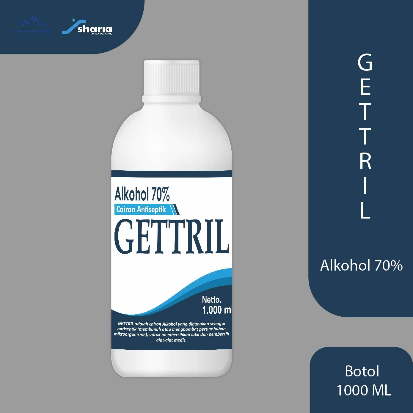 GETRILL Alkohol 70%  1 L