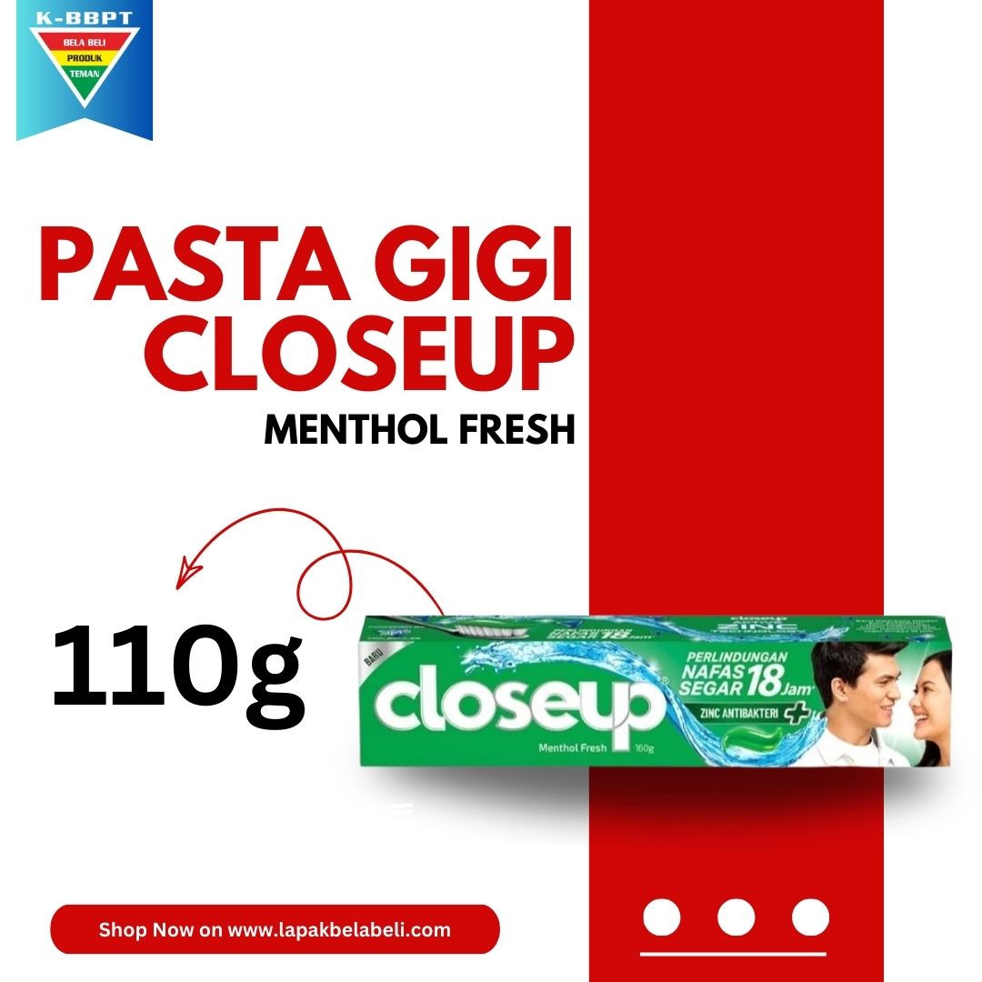 PASTA GIGI MENTHOL FRESH CLOSEUP
