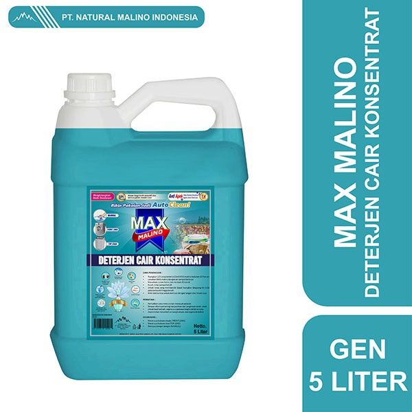 Max Malino Detergen Cair Konsentrat (Gen 5 Liter)