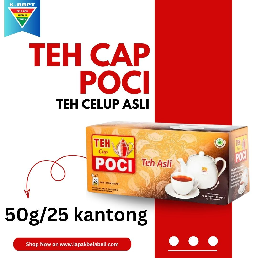 TEH CELUP ASLI CAP POCI